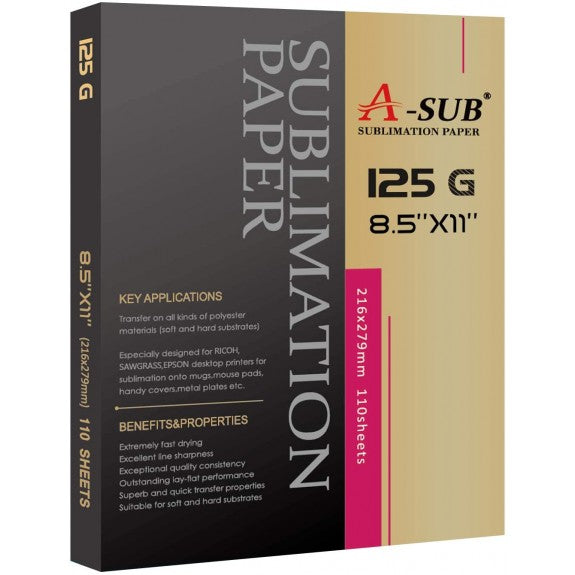 A-Sub Sublimation Paper 8.5